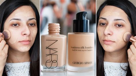 Dior vs Armani Foundation Comparison 